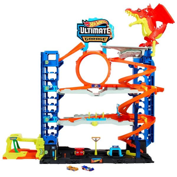 Hot Wheels Ultimative Garage Parkgarage mit 2 Autos